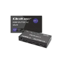 Qoltec Active HDMI Splitter  2 x HDMI 4K x 2K | 3.4Gb/s New