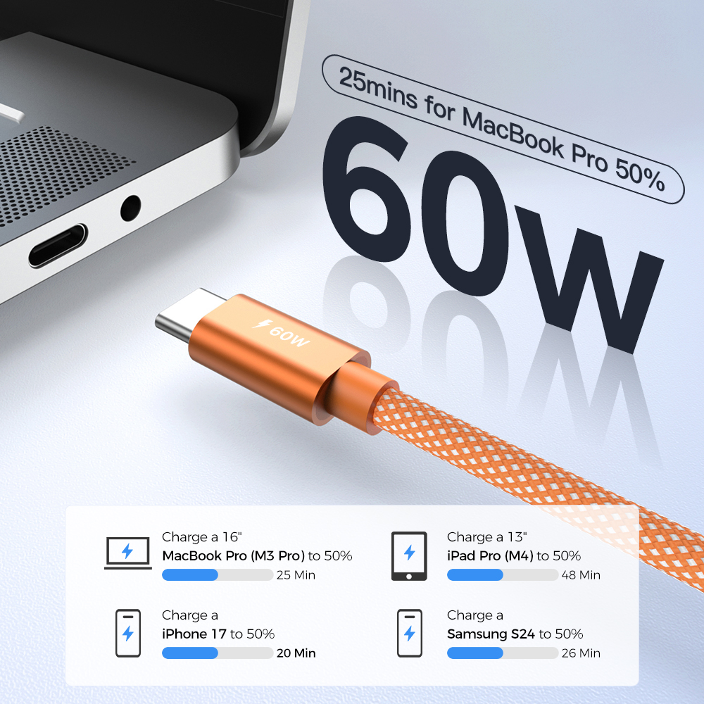 Begs USB C - USB C, Silicone Braided Cable New - Figura 9