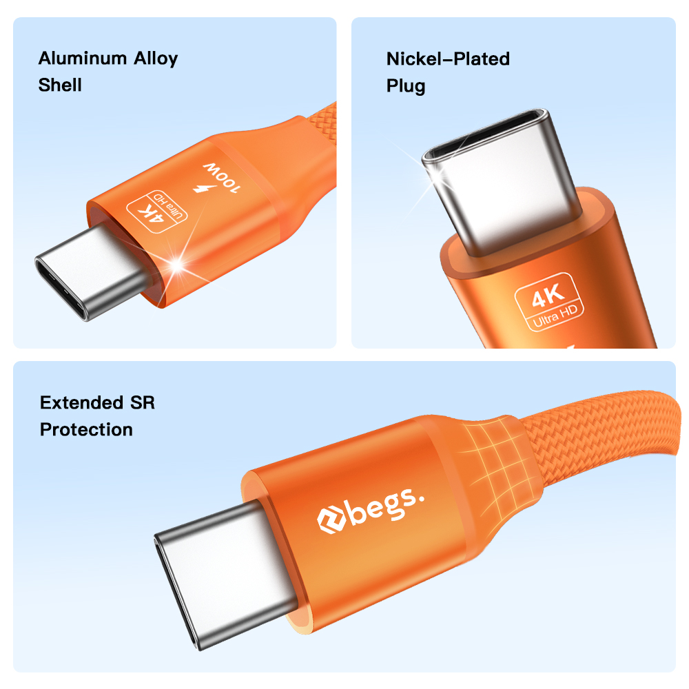 Begs USB C - USB C, Magnetic Flat Cable New - Figura 8