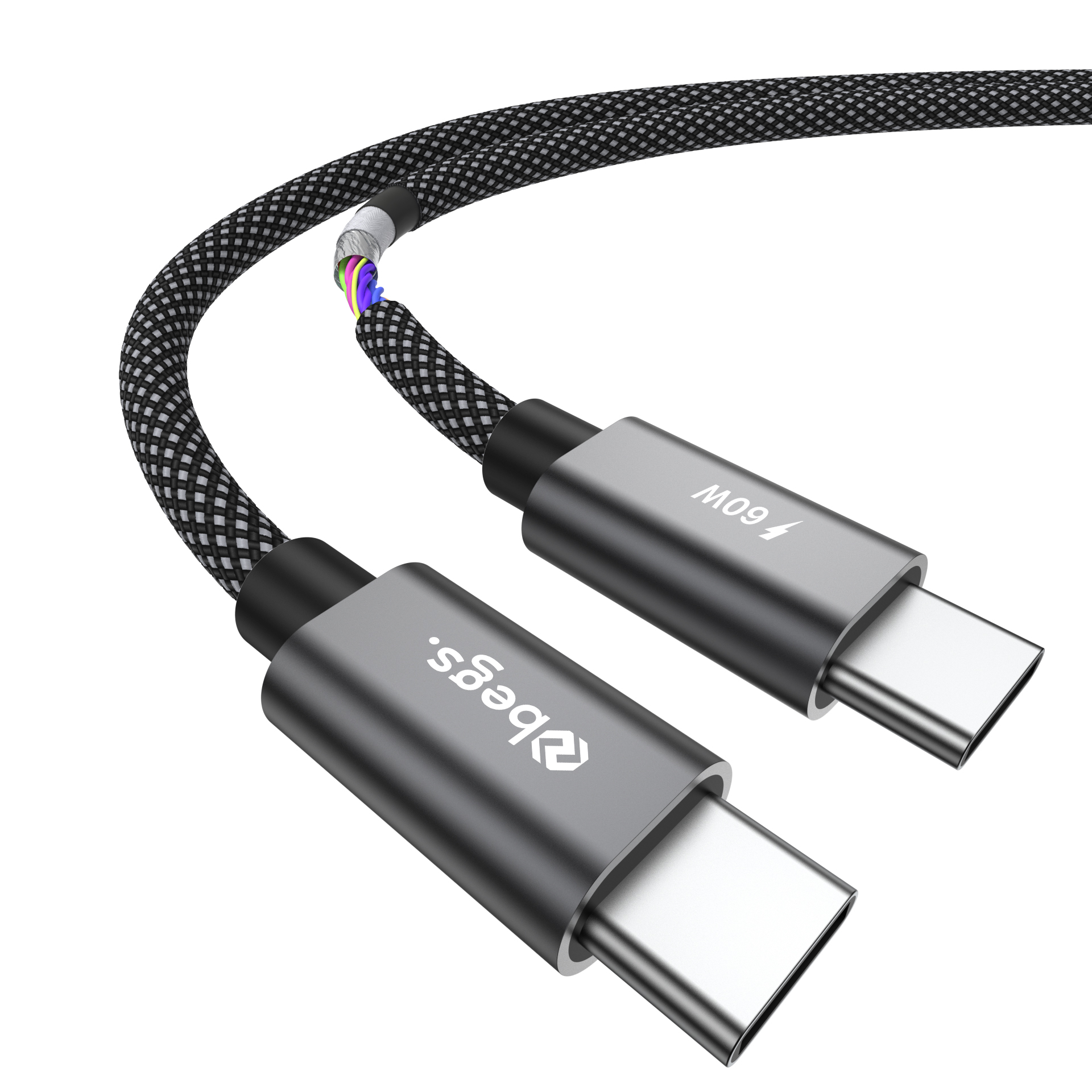 Begs USB C - USB C, Silicone Braided Cable New - Figura 6