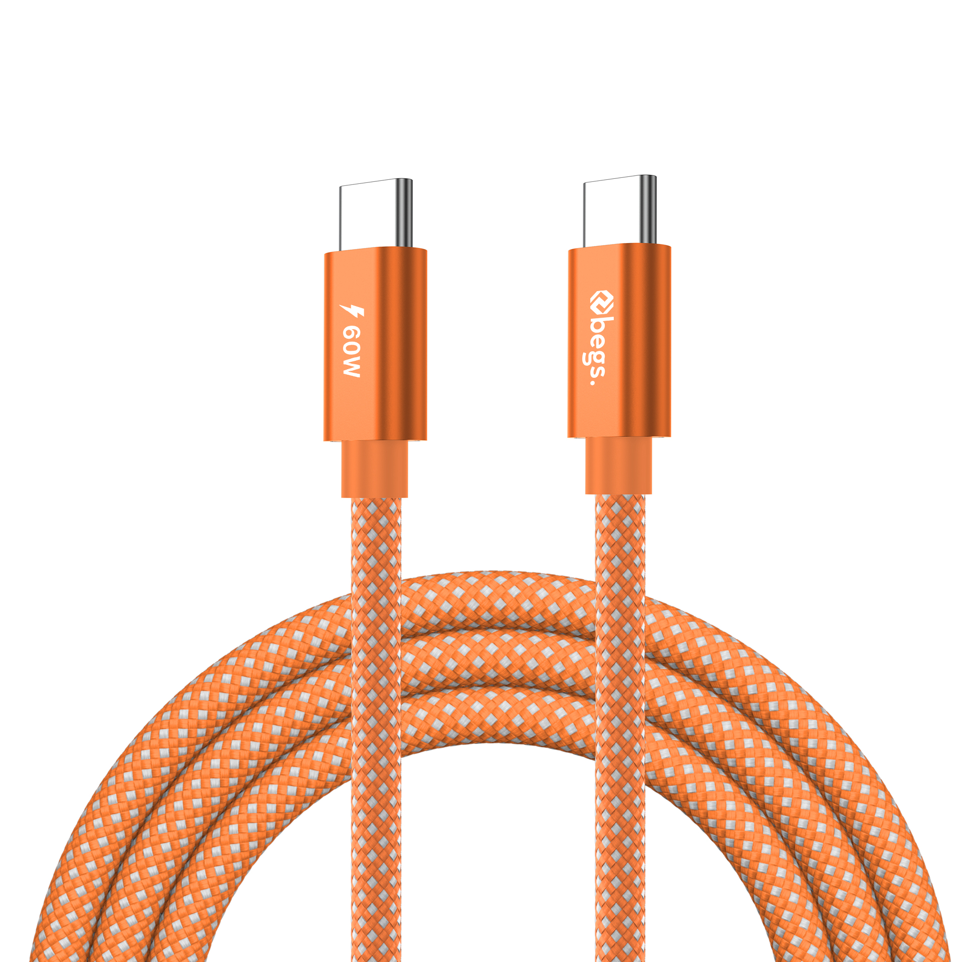 Begs USB C - USB C, Silicone Braided Cable New - Figura 5