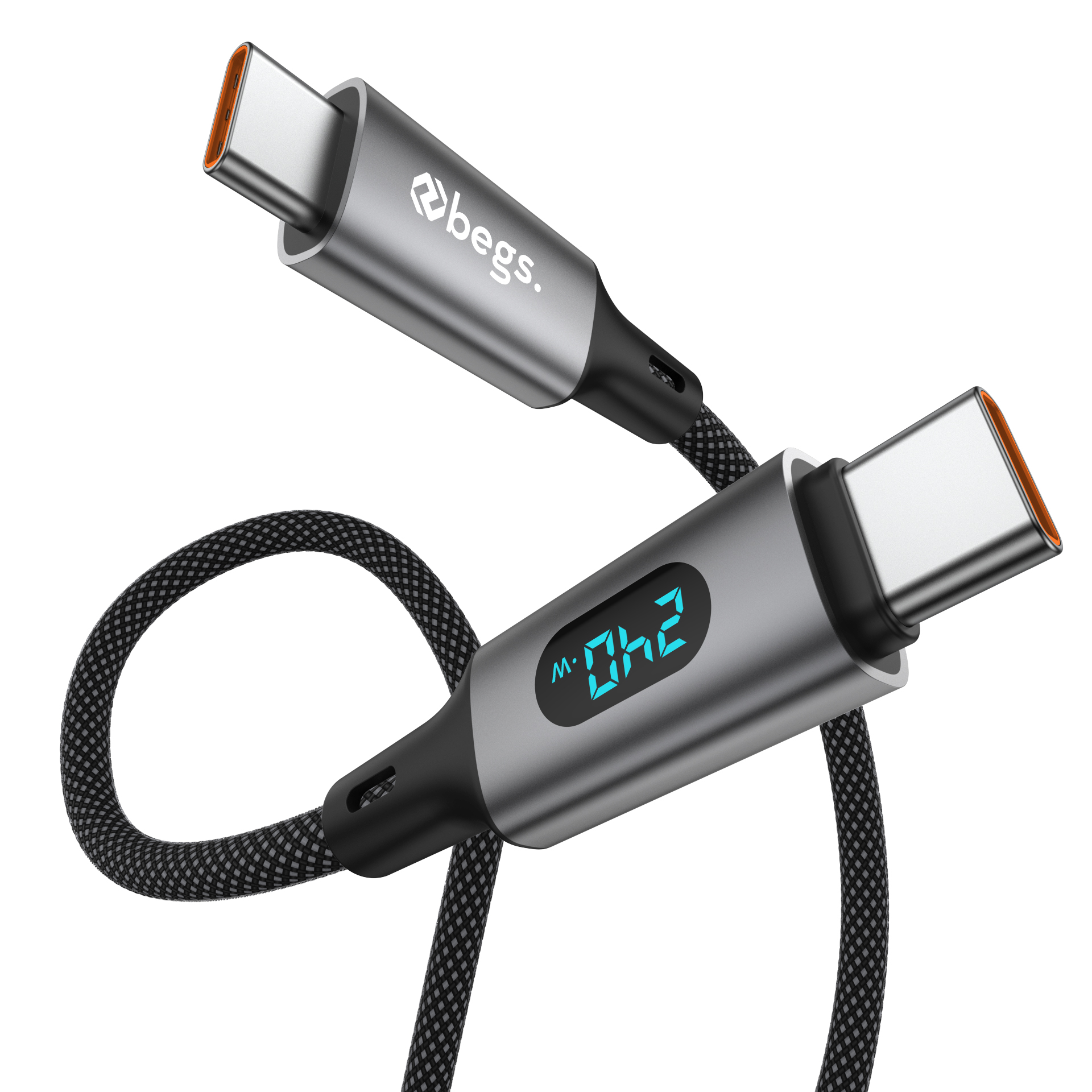 Begs USB C - USB C, Silicone Braided Cable with Display New - Figura 11